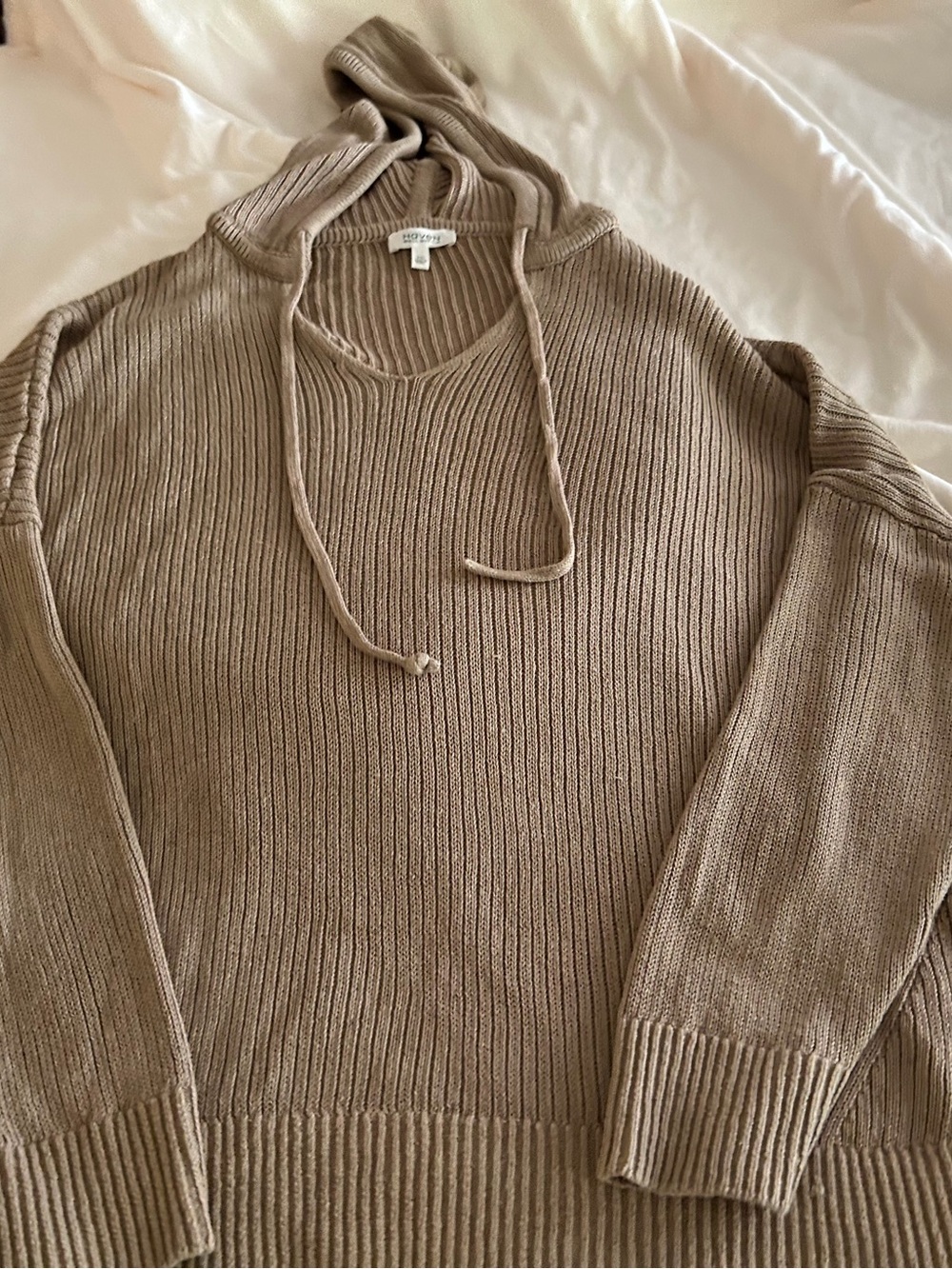 Haven Well Within cotton linen blend hoodie